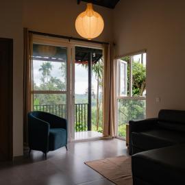 Private 2BHK-AC Estate stay with sunrise view
