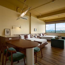 Mustard Room - Studio 2 giường King, view hoàng hôn - miễn phí gym và hồ bơi, Hotel in Thôn Văn Dương