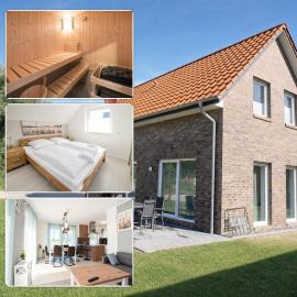 Holiday Home at the see - Sauna - Private Terrace & Grill, hotell i Wurster Nordseeküste