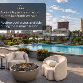RoofTop Pool BBQ Terrasse Urban Oasis