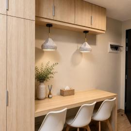 Warm Wood Interiors & Cozy Comfort in Megaworld