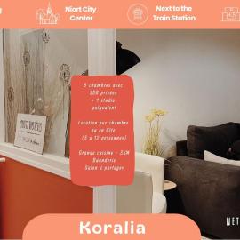 Koralia - Coliving Hotel - Gare de Niort, hotel a Niort