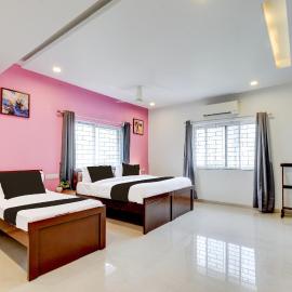 Super Hotel O SRI NIRVANA PLAZA, hotell i Gachibowli