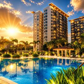 East Bay Residences Staycation Near Alabang Tollgate SLEX Festival Mall Skyway Sucat NAIA Airport, hotel em Manilla