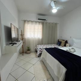 Casinha com ar condicionado à beira-mar