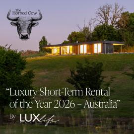 The Horned Cow - award winning luxe semi-rural house 10mins from Orange