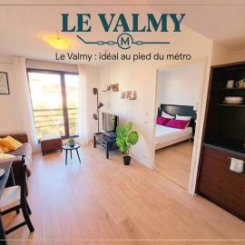 Le Valmy, T2 équipé au pied du métro
