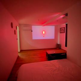 Home cinéma jacuzzi