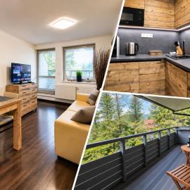 Mountain Apartment Resident - wellness, terasa & garáž v ceně, možnost snídaně