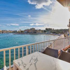 Seafront Balcony Home for 5, Steps from St George's Bay by 360 Estates