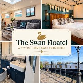 The Swan Floatel - 3BR Barge, Barton Marina, Deck, Sleeps 6
