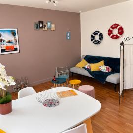 Appart, chantier naval, très cosy et vintage