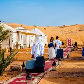 Sahara Luxury Tented Camp, hotelli kohteessa Merzouga