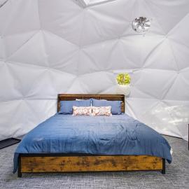Pleasant River Glamping Dome 3 King bed