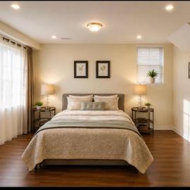 Bright Quiet 2BR 2BA Lower Level Suite Private Entrance Garden Free Parking, hotel a Vaughan