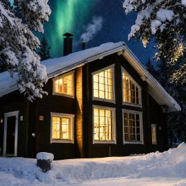 Northern Lights Lodge, hotelli Kittilässä
