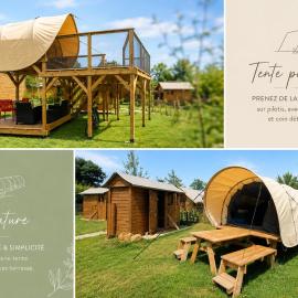 Domaine Le Jardin de Séraphine - Tentes-lodges tout confort, hotelli kohteessa Malleville-les-Grès