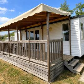 Mobil-home, Grand, confort, climatisation, deux chambres, deux salle de bain