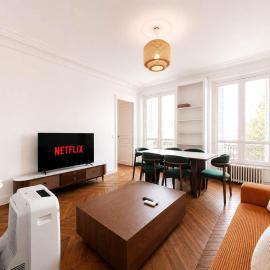 Paris 10 Spacious 2 Bedroom Apartment with Netflix