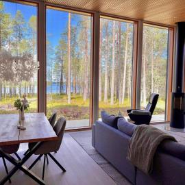 NEW 2026 Áidu Private Lakefront Ruka, 2 saunas
