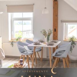 LUNA apartamenty - klimatyczne apartamenty na poddaszu - Góry Sowie - Jezioro