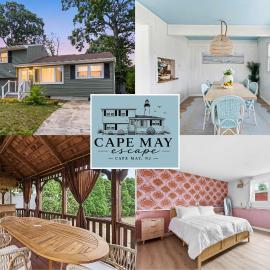 Cape May Escape Sleeps 10 Tiki Bar Grill