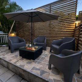 T3 2 chambres avec terrasse à 5 min Anse Mitan