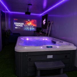 The Lodge-private indoor hot tub Garvagh retreats