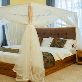 A premium two-bedroom serviced apartment