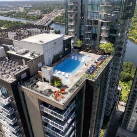 Austin Downtowner Heated Rooftop Pool by Barcle