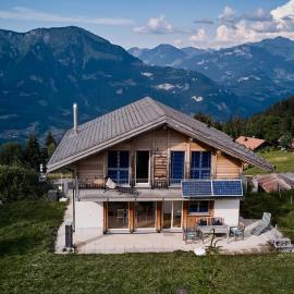 Panorama Chalet Kunterbunt Axalp Brienz