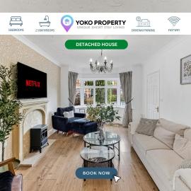 Wiltshire House • Detached • Driveway Parking • Excellent Location • Fast Wifi • Yoko Property