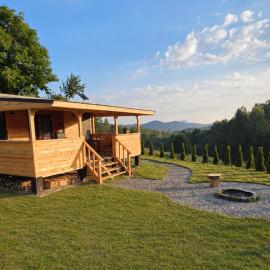 Carpathian Outlook Near Bran Castle