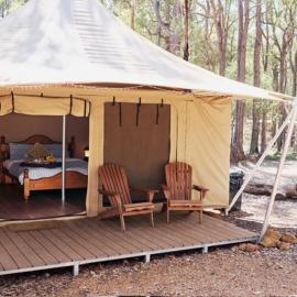 Lake Brockman Tourist Park - Family Tent โรงแรมในCookernup