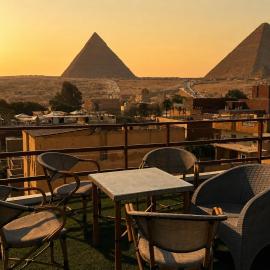 Narmer Pyramids View