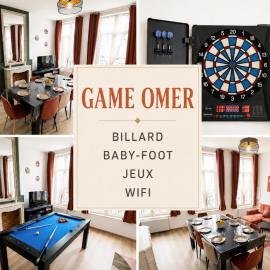 LE GAME OMER - Billard - Baby-foot - PS4 - NETFLIX - Espace Game Confort en plein Centre Ville – hotel w mieście Saint-Omer