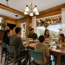 Chalet du lac avec SPA privé, wifi, BBQ et SUP، فندق في Saint Adolphe D'Howard