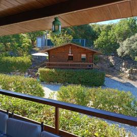 Tranquil Chalet Retreat with Shared Pool in Esti, Portugal