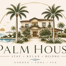 Palm House with private pool and garden