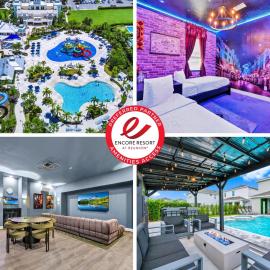 Alluring Home With Private Pool And Waterpark & Resort Access Near Disney At Encore Resorts Reunion - 280Sf, hotelli kohteessa Loughman