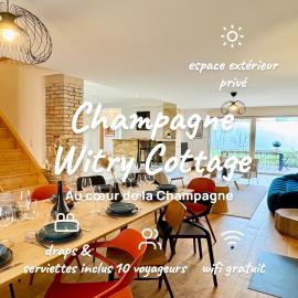 Champagne Witry Cottage - Reims for 10 with garden – hotel w mieście Witry-lès-Reims