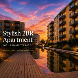 Premium Oslo City Center Apartment with Terrace، فندق في أوسلو