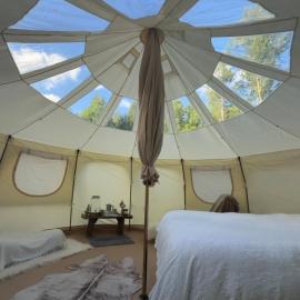 Cozy Glamping Tent with Sauna, hotel in Stowe