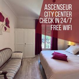 Le 130 - 1 chambre - Wifi - Proche Parc Thermal - 2 personnes