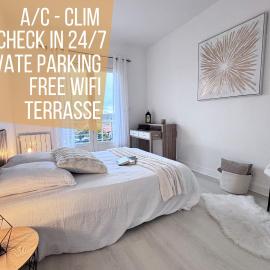Nid des Puys - 2 chambres - Terrasse - Balcon - Parking - Clim