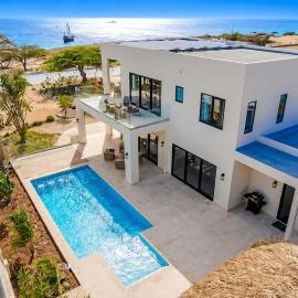 Sunset Cove Brand-New Luxury Oceanfront Villa with Panoramic Caribbean Views