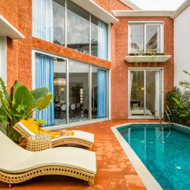 La Cascada by The Blue Kite- 3BHK Luxury Villa with Private Pool, Garden, Kitchen & Balcony, 5 minutes from Anjuna Beach & Hilltop