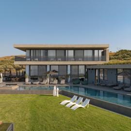 Esse Villa, a Linear SeaView Wellness Retreat, By ThinkVilla, hotel i Maroulás