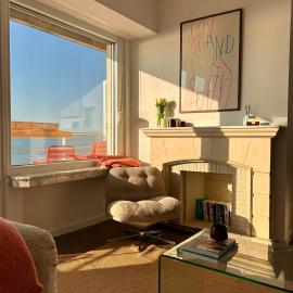 Modern studio on the seawall - terrace and sea view, готель у місті Вестенде-Бад