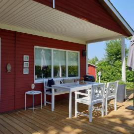 Ferienhaus Grosses Meer mit Ruderboot